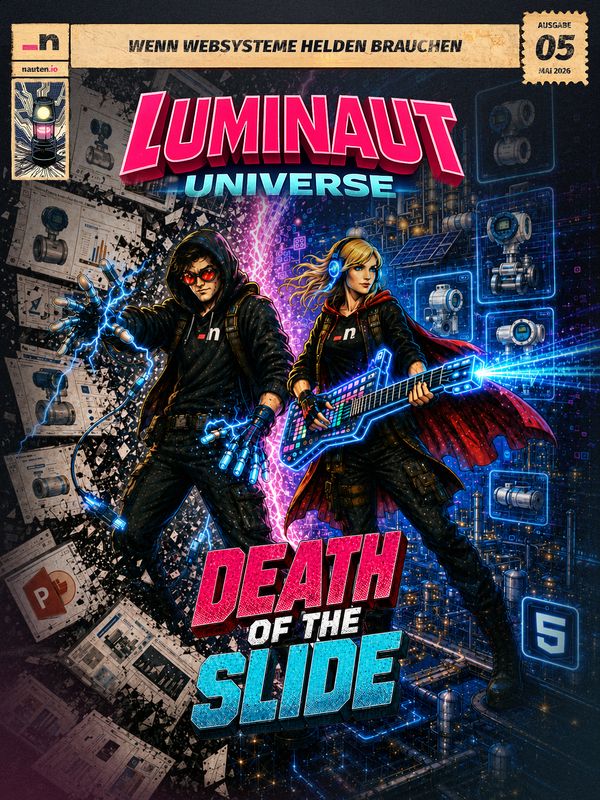 „Death of the Slide“ zur Umwandlung von PowerPoint-Folien in interaktive Industrie-Welten mit HTML5 und Produktdaten „Death of the Slide“ zur Umwandlung von PowerPoint-Folien in interaktive Industrie-Welten mit HTML5 und Produktdaten
