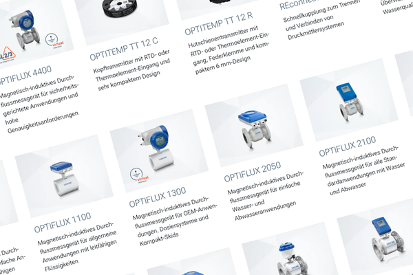 Produktübersicht – KROHNE Messtechnik Produktübersicht – KROHNE Messtechnik