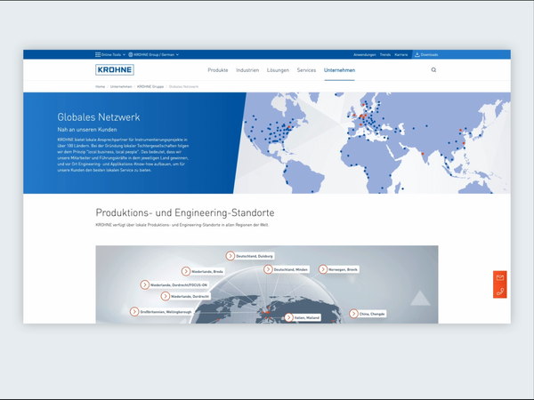 Internationale Webplattform mit 135 Länderauftritten in einem System Internationale Webplattform mit 135 Länderauftritten in einem System