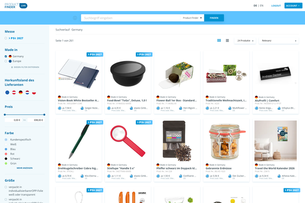 Product Finder Filterergebnisse – PSI / RX Deutschland GmbH Product Finder Filterergebnisse – PSI / RX Deutschland GmbH