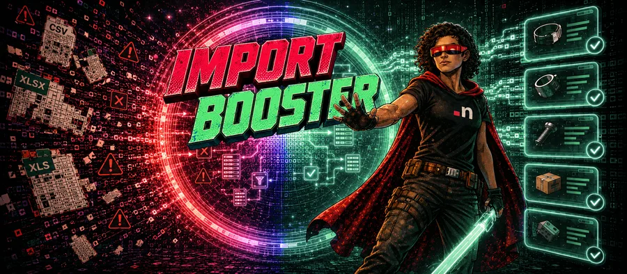 „Import Booster“ zur Optimierung von Produktdaten-Importen für CSV-, XLS- und XLSX-Dateien